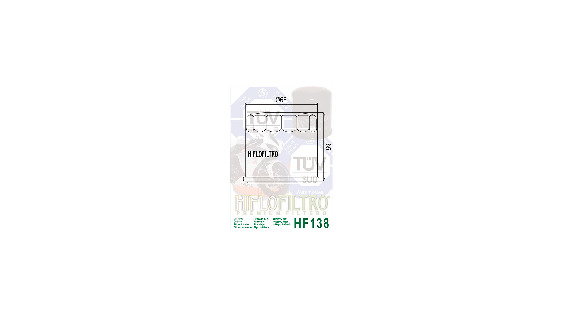 Ölfilter HiFlo HF138