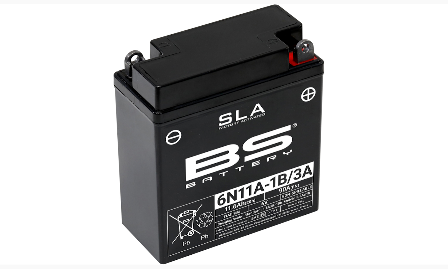 Batterie 6V/11 Ah 6N11A-1B/3A