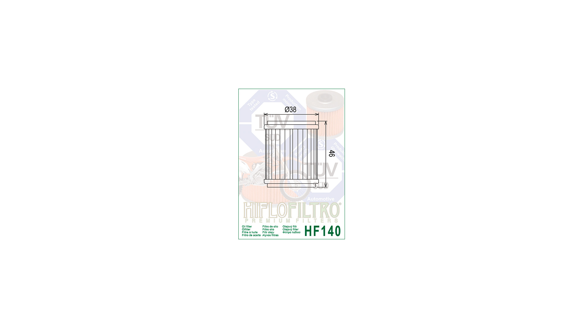 Ölfilter HiFlo HF140