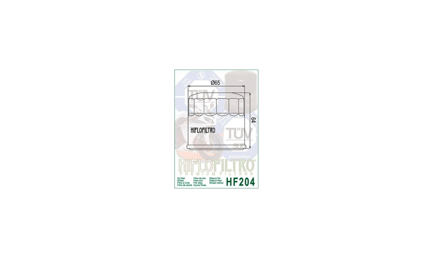 Ölfilter HiFlo HF204
