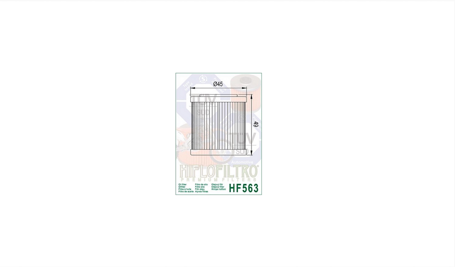 Ölfilter HiFlo HF563