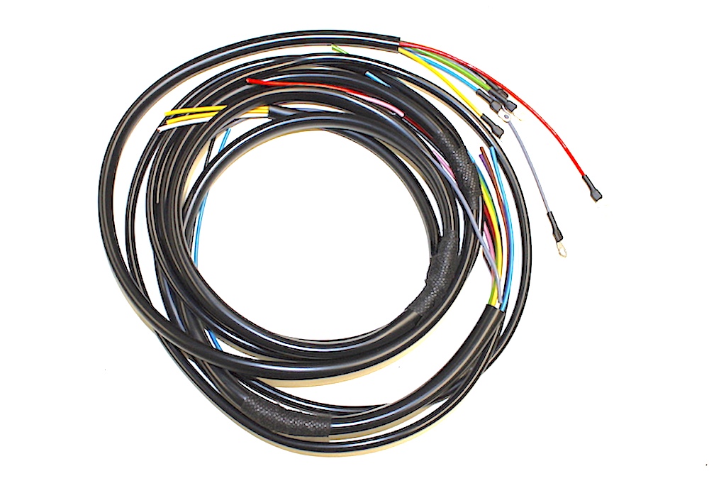 Kabelbaum Vespa PX alt m. Batterie 12V 7 Kabel