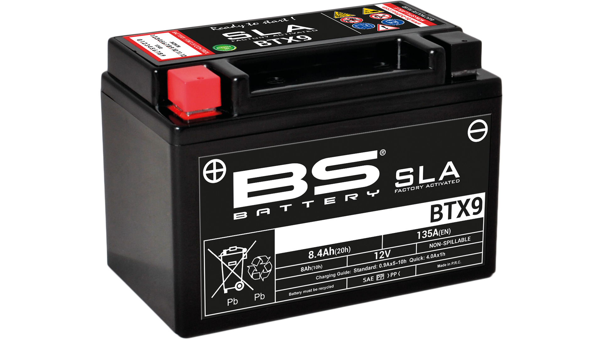 Batterie BTX9 12V/8Ah